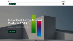 What Cbre.co.in website looked like in 2021 (2 years ago)