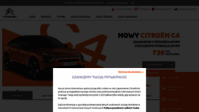 What Citroen.pl website looked like in 2021 (2 years ago)