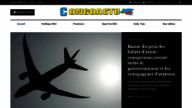 What Congoactu.net website looked like in 2021 (2 years ago)