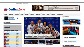 What Curlingzone.com website looked like in 2021 (2 years ago)
