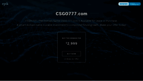 What Csgo777.com website looked like in 2021 (2 years ago)