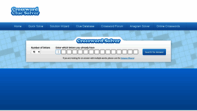 What Crosswordsolver.org website looked like in 2021 (2 years ago)