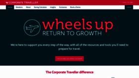 What Corporatetraveller.com.au website looked like in 2021 (2 years ago)
