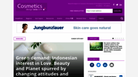 What Cosmeticsdesign-asia.com website looked like in 2021 (2 years ago)