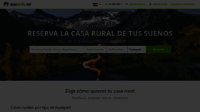 What Casasrurales.net website looked like in 2021 (2 years ago)