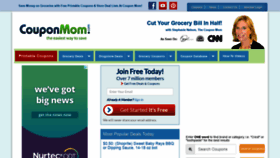 What Couponmom.com website looked like in 2021 (2 years ago)