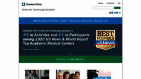 What Clevelandclinicmeded.com website looked like in 2021 (2 years ago)