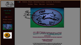 What Clubcanin-mommenheim.com website looked like in 2021 (2 years ago)