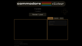 What C64clicker.com website looked like in 2021 (2 years ago)