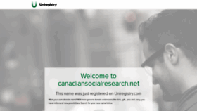 What Canadiansocialresearch.net website looked like in 2021 (2 years ago)
