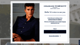What Charlestyrwhitt.com website looked like in 2021 (2 years ago)