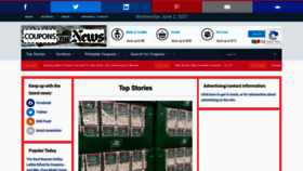 What Couponsinthenews.com website looked like in 2021 (2 years ago)