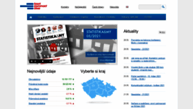 What Czso.cz website looked like in 2021 (2 years ago)