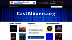 What Castalbums.org website looked like in 2021 (2 years ago)