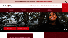 What Chaffey.edu website looked like in 2021 (2 years ago)