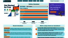 What Calculatoratoz.com website looked like in 2021 (2 years ago)
