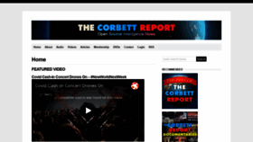 What Corbettreport.com website looked like in 2021 (2 years ago)