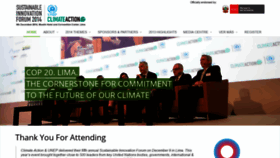 What Cop20lima.org website looked like in 2021 (5 years ago)