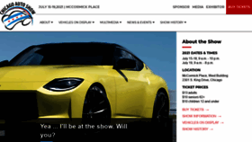 What Chicagoautoshow.com website looked like in 2021 (2 years ago)