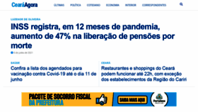What Cearaagora.com.br website looked like in 2021 (2 years ago)