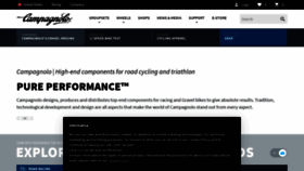 What Campagnolo.com website looked like in 2021 (2 years ago)