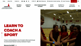 What Coach.ca website looked like in 2021 (2 years ago)