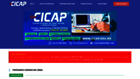 What Cicap.edu.mx website looked like in 2021 (2 years ago)