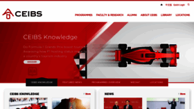 What Ceibs.edu website looked like in 2021 (4 years ago)