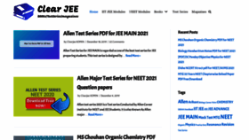 What Clearjee.xyz website looked like in 2021 (2 years ago)