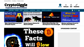 What Cryptogiggle.com website looked like in 2021 (2 years ago)