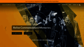 What Csulb.edu website looked like in 2021 (4 years ago)
