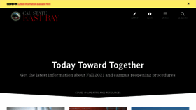 What Csueastbay.edu website looked like in 2021 (5 years ago)