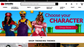 What Costumebox.com.au website looked like in 2021 (2 years ago)