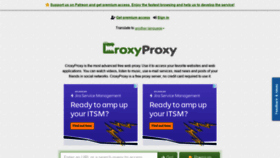What Croxyproxy.rocks website looked like in 2021 (2 years ago)
