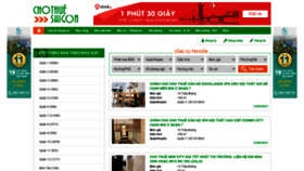 What Chothuesaigon.net website looked like in 2021 (2 years ago)