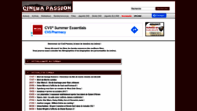 What Cinemapassion.com website looked like in 2021 (2 years ago)