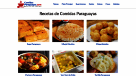 What Comidasparaguayas.com website looked like in 2021 (2 years ago)