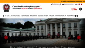 What Cba.gov.pl website looked like in 2021 (2 years ago)
