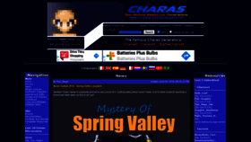 What Charas-project.net website looked like in 2021 (2 years ago)