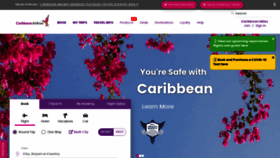 What Caribbean-airlines.com website looked like in 2021 (2 years ago)