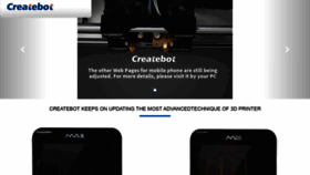 What Createbot.net website looked like in 2021 (2 years ago)