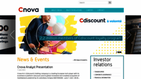 What Cnova.com website looked like in 2021 (2 years ago)