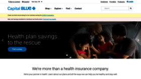 What Capbluecross.com website looked like in 2021 (2 years ago)
