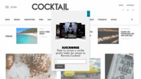 What Cocktail.pe website looked like in 2021 (2 years ago)