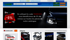 What Carser.fr website looked like in 2021 (2 years ago)