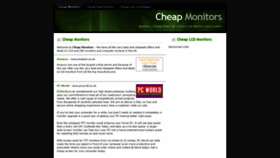 What Cheapmonitors.co.uk website looked like in 2021 (2 years ago)
