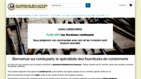 What Cordo.paris website looked like in 2021 (2 years ago)