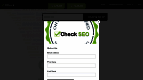 What Checkseo.in website looked like in 2021 (2 years ago)