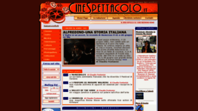 What Cinespettacolo.it website looked like in 2021 (2 years ago)