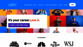 What Careerealism.com website looked like in 2021 (2 years ago)